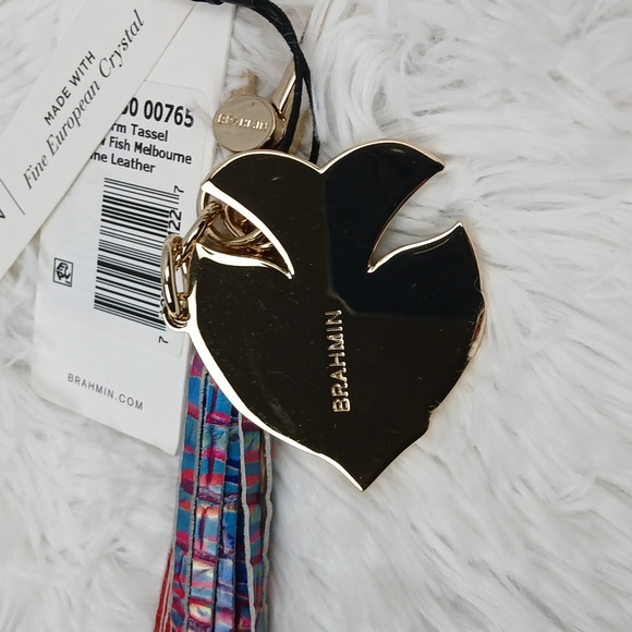 Brahmin Rainbow Fish Melbourne Tassel - Picture 5 of 6